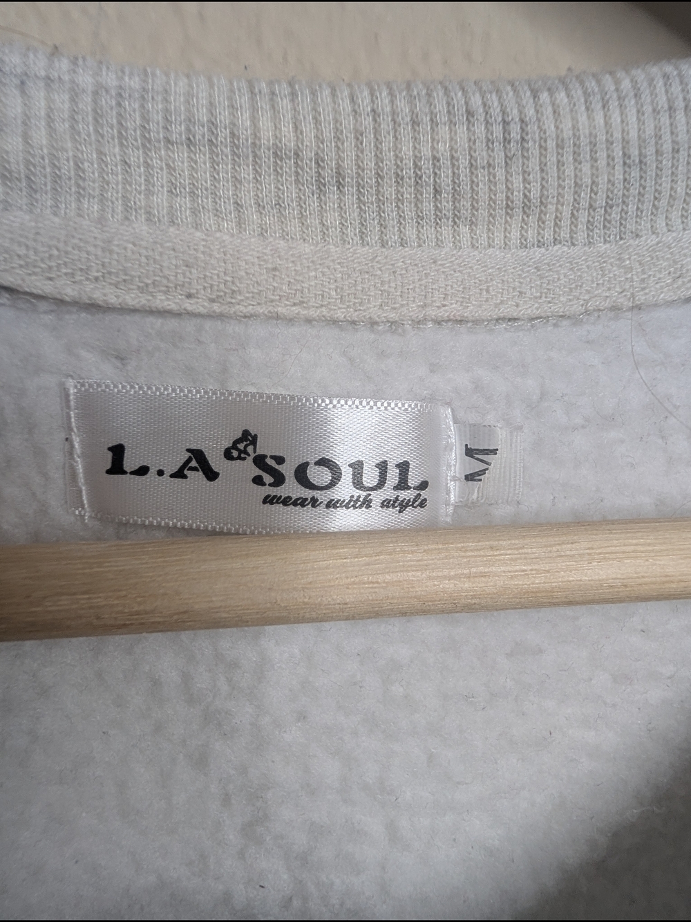 L.A. Soul Hedgehog Print Sweatshirt Crewneck Pullover Women's M Gray Cottagecore - Picture 5 of 7
